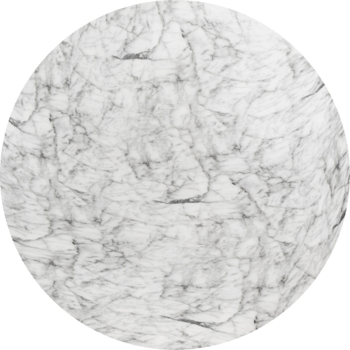 Cypher Outdoor 55" Round Dining Table Top in White Marble Look Concrete